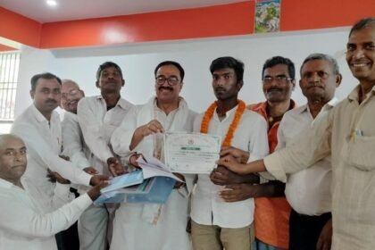 IMG 20230416 WA0013 दांगी प्रतिभा खोज प्रतिभा प्रतियोगिता में चयनित छात्रों को किया गया सम्मानित