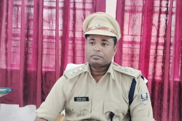 IMG 20230417 WA0005 नीमचक बथानी अनुमंडल के नवपदस्थापित एसडीपीओ कमलेश कुमार ने अपना पदभार ग्रहण किया