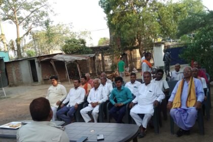 IMG 20230421 WA0021 पंचानपुर ओपी में ईद को लेकर शांति समिति की बैठक