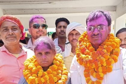 IMG 20230527 WA0018 बाराचट्टी के भलुआ पंचायत समिति सदस्य के उपचुनाव में 26 वोट से विजयी हुई कविता देवी