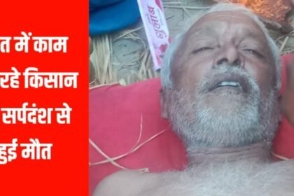 20230720 174326 खेत में काम कर रहे किसान की सर्पदंश से हुई मौत