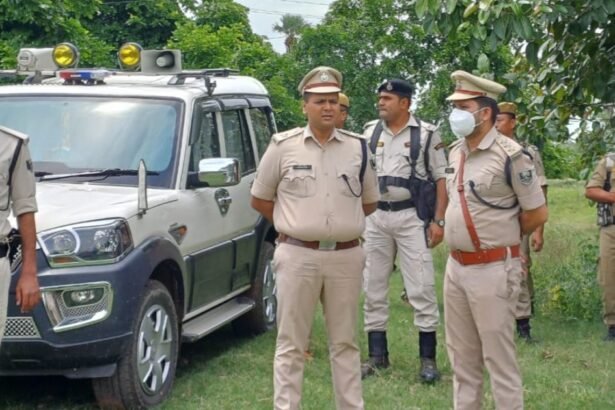20230804 222112 टिकारी के पूरा मे 5 करोड़ की लागत से बनेगा नया ओपी भवन, एसएसपी ने प्रस्तावित स्थल का किया निरीक्षण