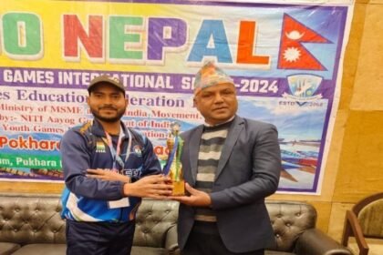 20240304 2128237433120666175433069 नेपाल में एथलेटिक्स चैंपियनशिप में फतेहपुर के जितेंद्र कुमार केशरी का शानदार प्रदर्शन