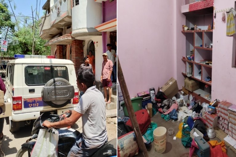20240423 120105 गया शहर में एक मकान का ताला काटकर अपराधियों ने चोरी की घटना को दिया अंजाम
