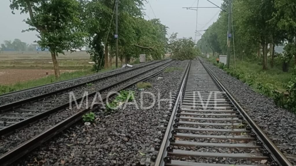 बिहार में मौसम बदलते ही रेलवे की रफ्तार थमी, गुरपा-गझंडी घाट सेक्शन में दुरंतो और वंदे भारत समेत कई ट्रेनें फंसीं 3 20260529 1209285154418019646258585 बिहार में मौसम बदलते ही रेलवे की रफ्तार थमी, गुरपा-गझंडी घाट सेक्शन में दुरंतो और वंदे भारत समेत कई ट्रेनें फंसीं